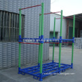 Heavy duty Long Stacking Rack in Blue+Green+Red colors for long rugs or fabrics rolls